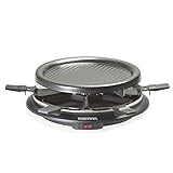 Party Grill & Raclette by Salton | 6-Person Smokeless Indoor Grill | Non-Stick Grill Plate