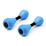 Honlibey 2 Pieces Water Dumbbells，Water Aerobic Exercise Foam Dumbbells Pool Resistance Swimming Training for Adults, Kids, and Beginners Water Fitness Exercises Equipment for Weight Loss（1 pair）