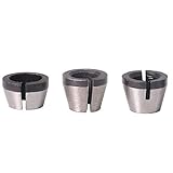 Yakamoz High Precision 6mm 6.35mm 8mm Router Collet Chuck Adapter for Engraving Trimming Machine