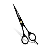 Facón Professional Razor Edge Barber Hair Cutting Scissors - Japanese Stainless Steel - 6.5' Length - Fine Adjustment Tension Screw - Salon Quality Premium Shears (The Bravo)