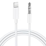 iSkey [Apple MFi Certified] Aux Cord for iPhone, 3.5mm Aux Cable for Car Compatible with iPhone 13 12 11 XS XR X 8 7 6 iPad iPod for Car Home Stereo, Speaker, Headphone, Support All iOS Version