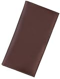 Men's RFID Vintage Look Genuine full grain Leather Long Bifold Wallet Checkbook Wallets-CL-51333-G…