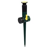 Melnor 15335-PDQ Multi Adjustable Lawn Integrated Flow-Control Sprinkler Spike, 1-pack, Green