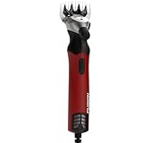 Lister Fusion Shear for Sheep, Alpacas, Camels, Cattle, and Llamas (#258-40020), Red