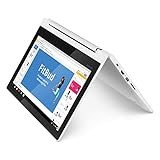 Lenovo Chromebook C330 2-in-1 Convertible Laptop, 11.6' HD Display, MediaTek MT8173C, 4GB RAM, 64GB Storage, Chrome OS, Blizzard White