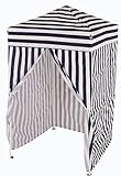 Impact Canopy 4' x 4' Portable Dressing Room, Pop Up Portable Changing Room, Navy Blue / White