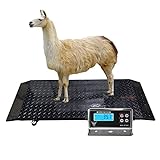 PEC Scales Medium Livestock Scale/Farm Animal Weighing Equipment, Capacity 2000 x 0.2 lb for Sheep, Goat, Alpaca, Pig, etc.