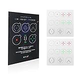 Reusable Transparent Aim Sight Assist Decals - FastScope TV or Monitor Decal for FPS Video Games for PC, Switch, Xbox & Playstation (22pcs in 3 Colors 7 Designs)