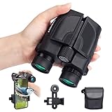 Sknight 12x30 Compact Binoculars for Adults and Kids with Phone Adapter, Small Binoculars with Large View, Lightweight Binoculars for Travel Bird Watching Concert Sports