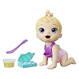 Baby Alive Lil Snacks Doll, Eats and Poops, Snack-Themed 8-Inch Baby Doll, Snack Box Mold, Toy for Kids Ages 3 and Up, Blonde Hair