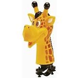 UltraCycle Yellow Giraffe Squeeze Bike Horn Kids - Bicycle Horn for Scooter, Kids Bike, Adults - Animal-Themed Bicycle Horn, Child-Friendly Bike Horn, Durable Kids Bike Horn - Playful Bike Horn Yellow