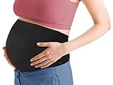 Vest Anti-Radiation Safe and Healthy Pregnancy Belt Cover Belly Band - L - Black