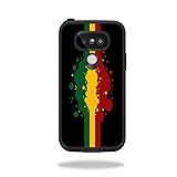 MightySkins Skin Compatible with LifeProof LG G5 Case fre Case wrap Cover Sticker Skins Rasta Flag