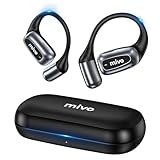 M1 Open Ear Headphones, Wireless Open Ear Earbuds with Open Air Conduction, Lightweight & Soft Fit-Long-Lasting Comfort, 16.2mm Audio Drivers, ENC Noise Cancelling, IPX7 Waterproof Sweat Resistant