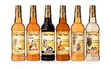 Jordan's Skinny Syrups Sugar Free Coffee Syrup, Vanilla, Salted Caramel, Hazelnut, Mocha, Butter Toffee, and Caramel Syrups, Zero Calorie Flavoring, 25.4 Fl Oz (Pack of 6), Sampler Variety Pack