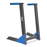 Fuel Pureformance Deluxe Bodyweight Training Dip Station Black/Blue - Deluxe Dip Station