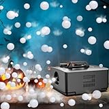 Fog Bubble Machine, No Spill Smoke Bubble Maker, 250W Bubble Fog Machine, 8000+ Fog Bubbles Per Minute, Smoke Bubbles Effect for Indoor Outdoor Halloween Holiday Wedding Birthday Party