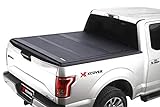 Xcover Low Profile Hard Folding Truck Bed Tonneau Cover, Compatible with 2015-2023 F150, 2022-2023 F150 Lightning Pickup 5.6 Ft Bed