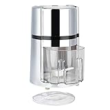 Ice Crusher Snow Cone Maker hine Stainless Steel Manual Ice Crusher Hand Crank Ice Grinder with Large Ice Container for Party Gathering Home