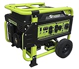 Green-Power America 12000 Watt Portable Generator,Gasoline Powered,Electric Start, Equipped with CO-Seizer CO Protection System