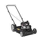 Yard Machines 140cc OHV 21-Inch High Wheeled 2-in-1 Walk-Behind Push Gas Powered Lawn Mower - Perfect for Small to Medium Sized Yards - Side Discharge and Mulching Capabilities, Black