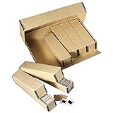 Lineco, Archival Slide Storage Box 15.5' x 11.5' x 3', Holds Up to 840 Slides, With 6 Inner Slide File Cases, Tan