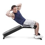 Marcy Multi-Position Workout Utility Bench for Home Gym Weightlifting and Strength Training SB-10115, Black