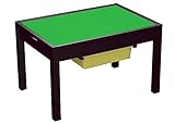 UTEX Large 2 in 1 Kid Activity Table with Storage for Older Kids, Play Table for Kids,Boys,Girls, Espresso
