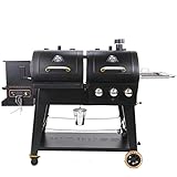 PIT BOSS PB1230SP Wood Pellet and Gas Combo Grill, Black