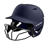EvoShield XVT Batting Helmet with Facemask (Matte Finish), Navy - Large/X-Large