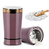 Electric Pill Crusher Grinder-Grind and Pulverize Multiple Pills，Small and Large Medication and Vitamin Tablets to Fine Powder，Crusher for Feeding Tube, Children，Pets