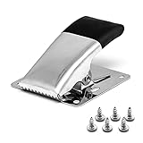 SAMSFX Fish Cleaning Board Tools Fillet Clamp w/Screws Deep-Jaw Fish Tail Clip Board for Scaling Table Bait (Fish Clamps with Black Grip)