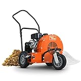 SuperHandy Leaf-SNOW Blower Wheeled Walk Behind Jet Sweep Manual Propelled Powerful 7HP 212cc 4 Stroke OHV Motor Output Wind Force of 200 MPH / 2000 CFM at 3600RPM Aids in Fire Prevention