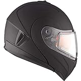Snowmobile Helmet Electric Modular Flip Up CKX Tranz 1.5 AMS Mat Black 2XLarge XX-Large