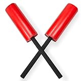 Play Platoon Padded Blocking Guards, 2 Pack Red Contact Sticks, Football Blocking Pad, Tackling Dummies for Football, Hitting Pads for Defender Simulation and Training in Basketball, Lacrosse, Boxing