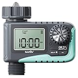 RAINPOINT Sprinkler Timer,Water Timer Programmable Garden Outdoor Hose Feature Timer with Rain Delay/Manual/Automatic Watering System,Waterproof Digital Irrigation Timer System for Lawns Pool,1 Outlet