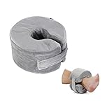Foot Elevation Pillow Ankle Protector Support Elevated Foot Heel Pillow Elevator Feet Foam Wedge Leg Rest Post Surgery Pillow Bed Pressure Sore Cushion Elevating Broken Ankle Heel Protection (1 PCS)