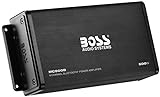 BOSS Audio Systems MC900B Amplifier for ATV UTV Car Marine - 500 High Output, 4 Channel, 2/4 Ohm, Bluetooth Multi-Function Remote, RCA Out, Weatherproof, Use Amp with Stereo and Subwoofer, Crossover