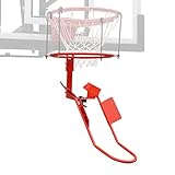 ProSlam Basketball Return Attachment, Heavy Duty Durable Steel Return System for Basketball - 180 Degree Rotatable Chute Shot Returner for 18' Rim Indoor and Outdoor【Product Patents】