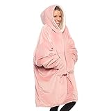 THE COMFY Original | Oversized Microfiber & Sherpa Wearable Blanket, Seen On Shark Tank, One Size for All