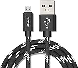 AGOZ Braided Micro USB Charger Cable Cord for KidiZoom Smartwatch DX3 DX2, My First Kidi Smartwatch, KidiBuzz 3 G2, KidiZoom Creator Cam, Action Cam HD, KidiZoom Camera Pix, Action Cam HD (4ft)