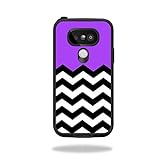 MightySkins Skin Compatible with LifeProof LG G5 Case fre Case wrap Cover Sticker Skins Purple Chevron