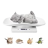 Pet Digital Scale Kitchen Weight Scale, Puppies and Kitten Scale Measures Small Animals with 22 lb/10 kg, Multi-Function Portable Electronic Scale Digital Weight