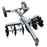 Titan Attachments ATV Transformer Tow Frame with Notched Disc Harrow 4'