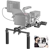 NEEWER Shoulder Mount Video Rig with Arca Quick Release DSLR Camera & Camcorder Mounting, Dual Handles 15mm Rods (16'/40cm), Filmmaking Video Stabilizer Compatible with SmallRig Follow Focus, SR007