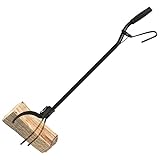 Redneck Convent Heavy-Duty Log Grabber Fire Tongs Poker Tool with Spring Handle and 3 Prong, 36in – Place Wood on Campfire Fireplace