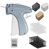 Tagging Gun for Clothing, 2306 Pcs Price Tag Attacher Gun Kit with 5 Steel Needles and 2000 pcs 2' Black and White Barbs Fasteners & 300 Clothing Labels Family Yard Sale Retail Store Tagging Gun Set