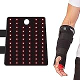 MTZION Red Light Therapy for Wrist Infrared Infrared Light Therapy Belt for Arm Massage with Heating Pad for Hands and Fingers,Full Body Red Light Therapy Warp