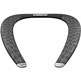 Monster Boomerang Petite Neck Speaker, Neckband Bluetooth Speaker with 15H Playtime, aptX High Fidelity 3D Stereo Sound, Low Latency, Built-in Mic, IPX5 Waterproof Wearable Speaker for Home Outdoor