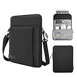 MoKo Laptop Sleeve Bag for 13.3-14 Inch, Notebook Carrying Case with Pocket Fits MacBook Pro M2 14' /13' M2/M1 Pro/M1 Max 14.2 2023-2021/Air 13.6' M2 2022, Surface Pro 9/8 13', Black & Gray